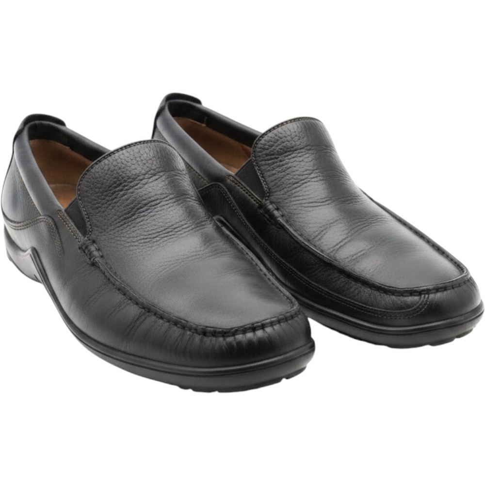 Cole Haan Tucker Venetian Slip-On Loafers Men 9.5 M Black Slip On Leather Vibram